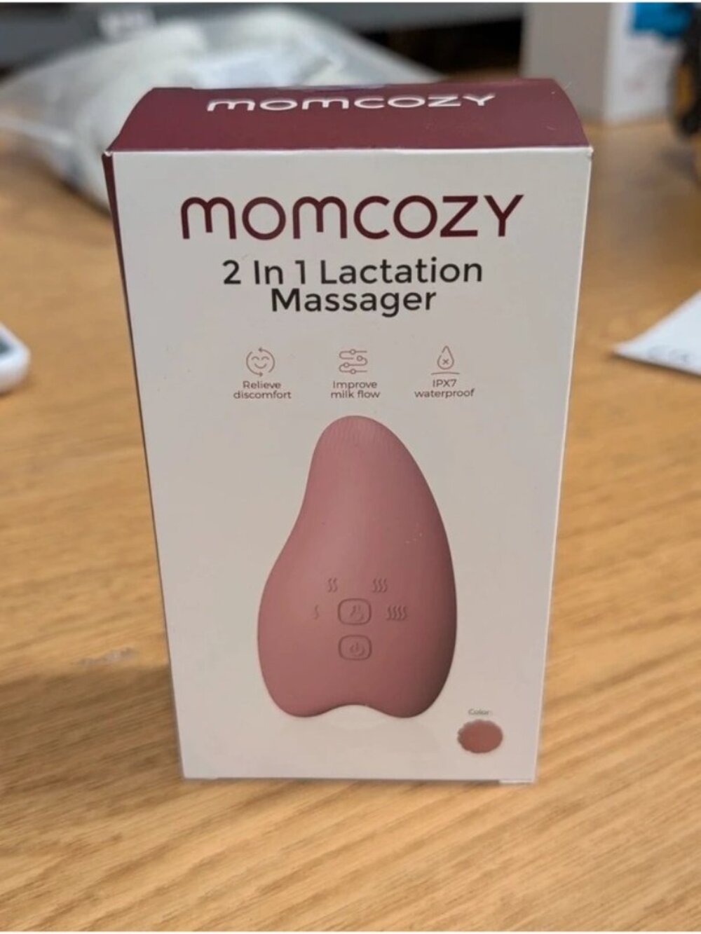 Momcozy A1Pro Lactation Massager, Deep Vibration & Rapid Heating